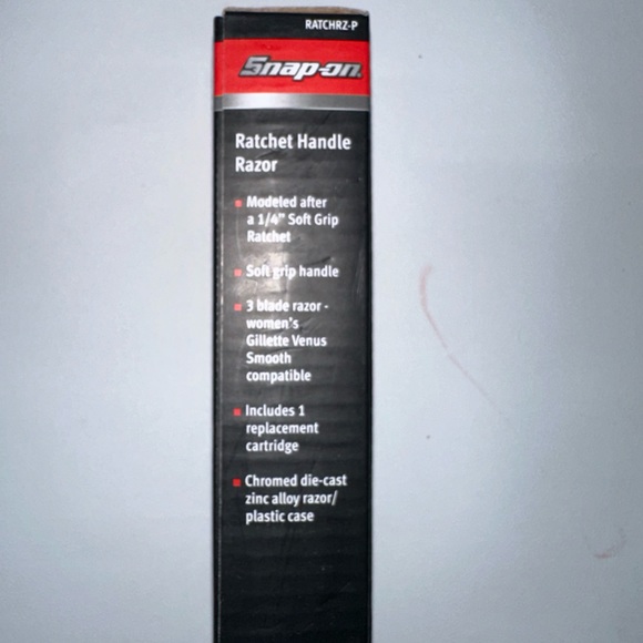 Snap-on Tools Razor Soft Grip Ratchet Handle PINK Gillette Blade Shave RATCHRZ-P - Picture 2 of 2